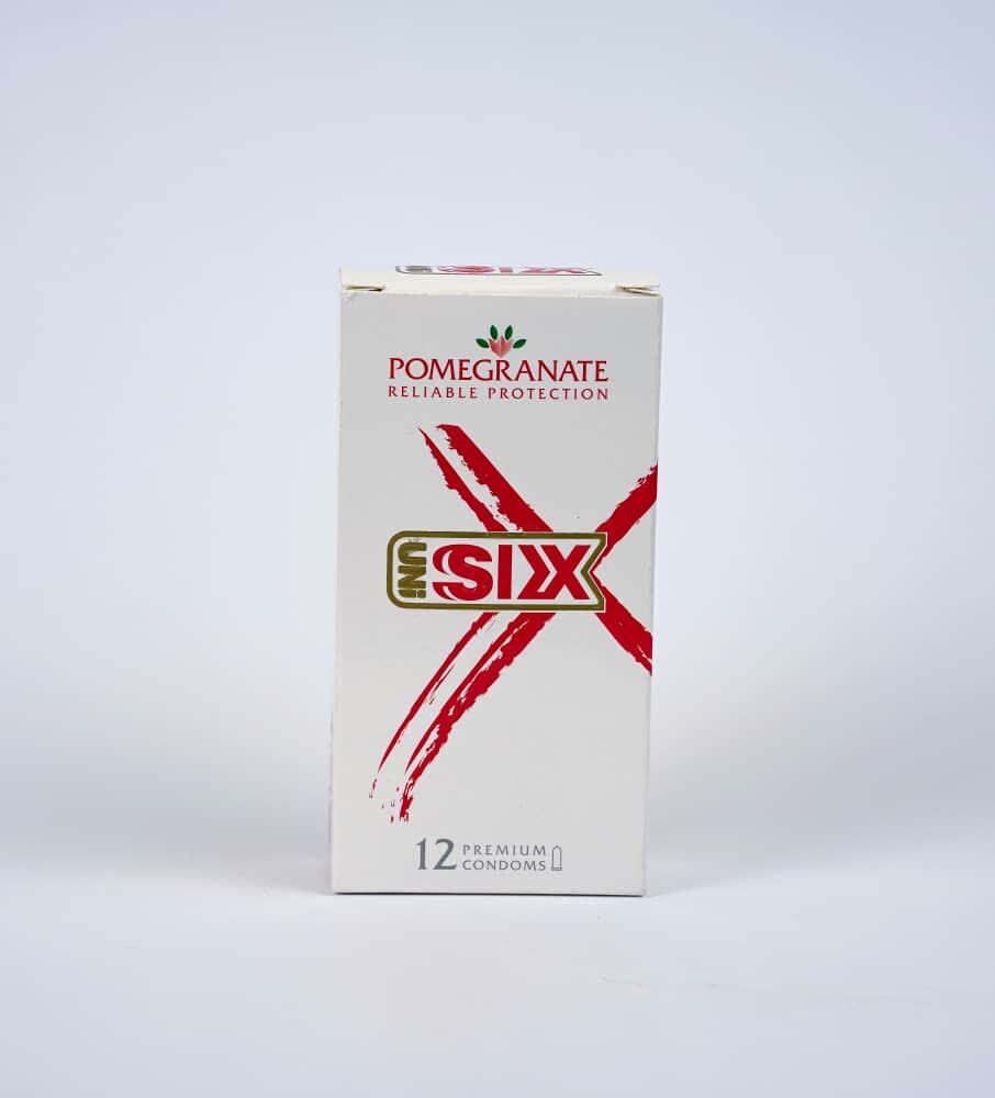 کاندوم انار Six بسته 12 عددی